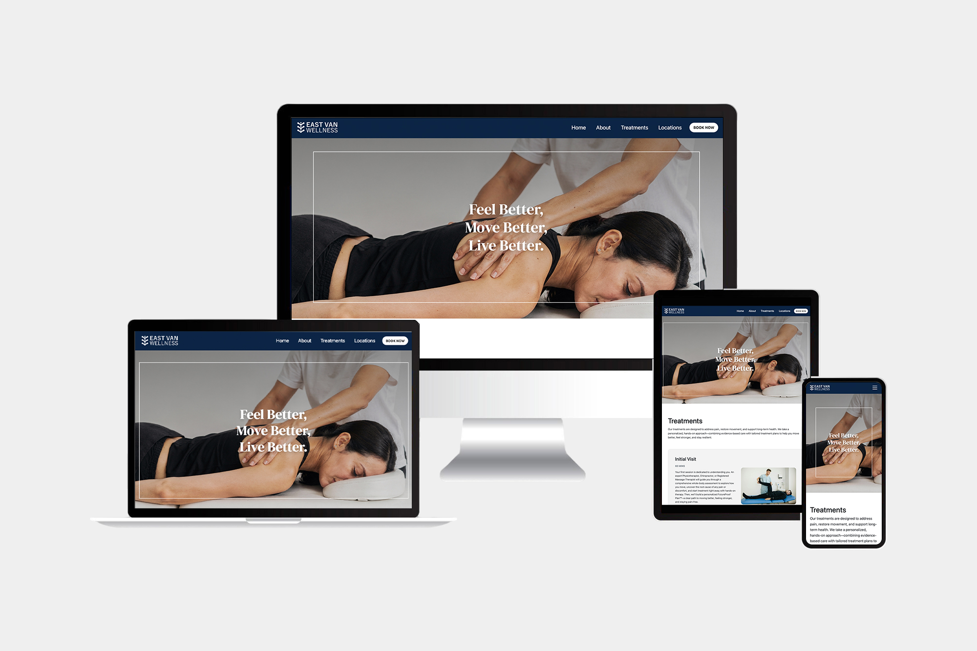 Chiropractic clinic website
